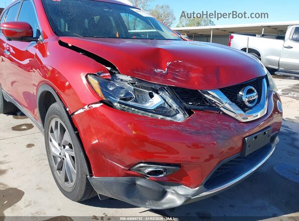 5N1AT2MV2GC759718 2016 NISSAN ROGUE Burgundy Вид спереду