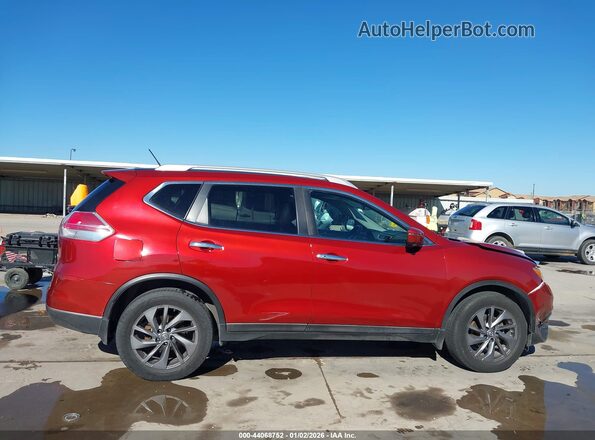 5N1AT2MV2GC759718 2016 NISSAN ROGUE Burgundy Вид задньої частини салону