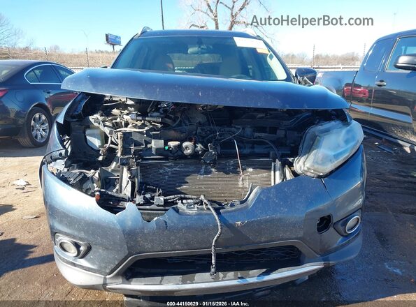 5N1AT2MVXGC884000 2016 NISSAN ROGUE Синий Вид щитка приборов