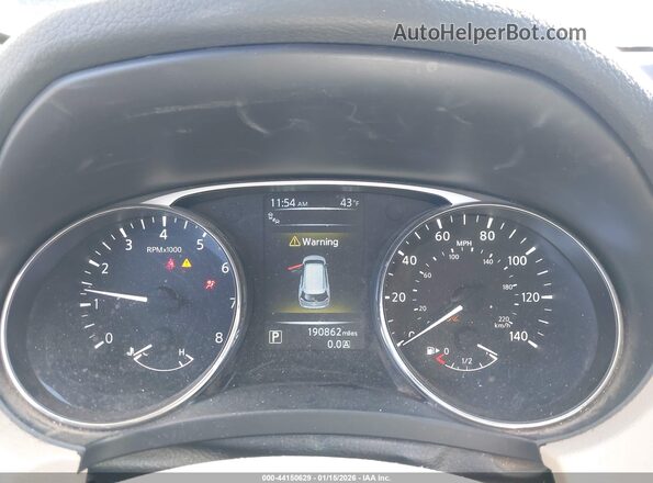 5N1AT2MVXGC884000 2016 NISSAN ROGUE Синий Вид задних сидений