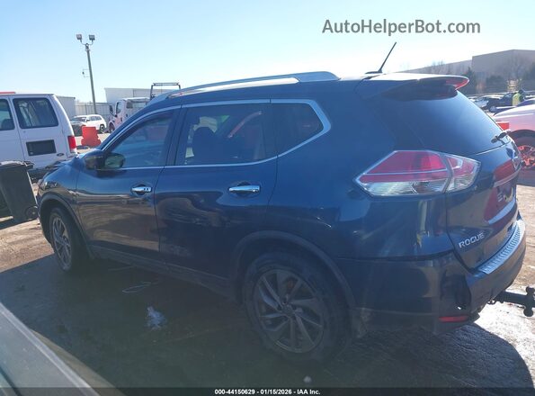 5N1AT2MVXGC884000 2016 NISSAN ROGUE Синий Панорамный вид салона 360°