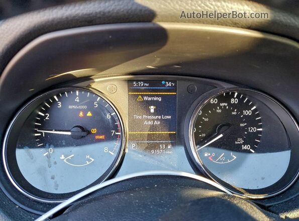5N1AT2MVXJC725131 2018 NISSAN ROGUE Gray Vista del cuadro de instrumentos