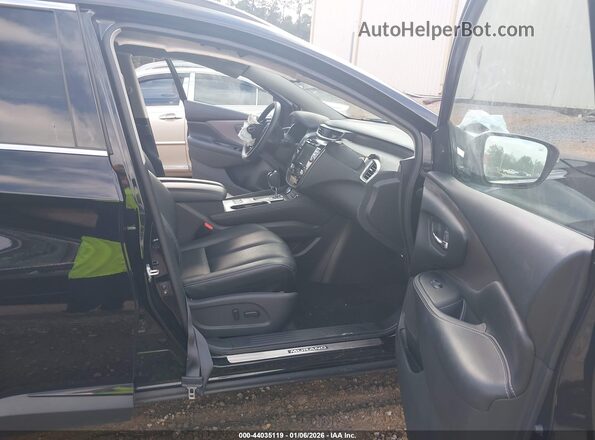 5N1AZ2BJ1PC133351 2023 NISSAN MURANO Black Widok wnętrza z przodu