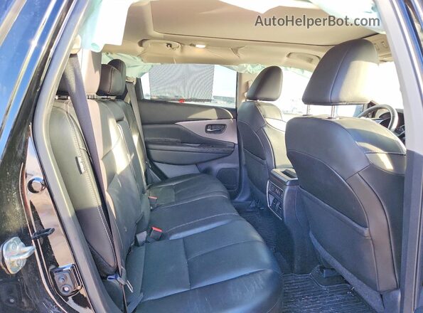 5N1AZ2CS2LN158295 2020 NISSAN MURANO Black უკანა სალონის ხედი