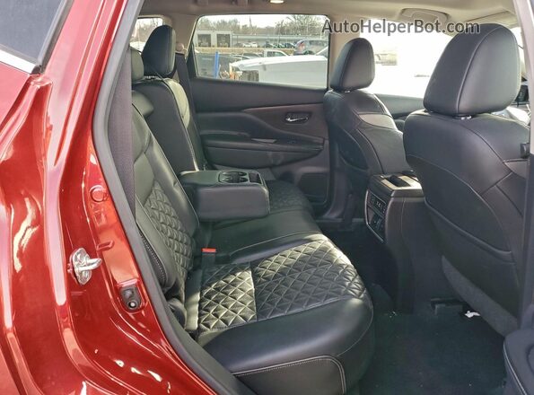 5N1AZ2DS1LN171358 2020 NISSAN MURANO Red Rear seats view