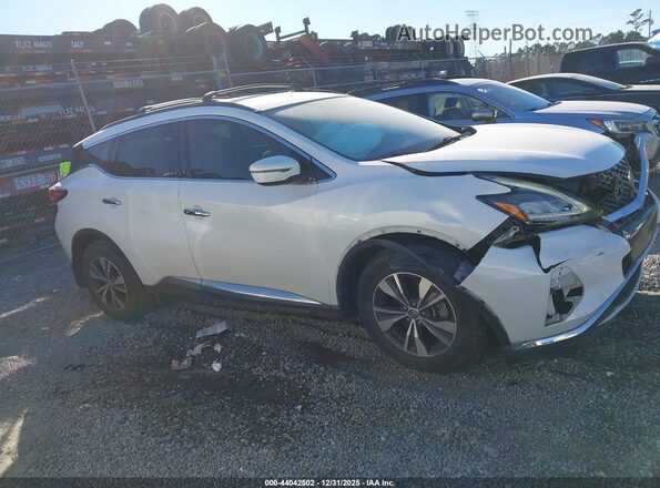 5N1AZ2MJ2KN136785 2019 NISSAN MURANO Белый Вид задней части салона