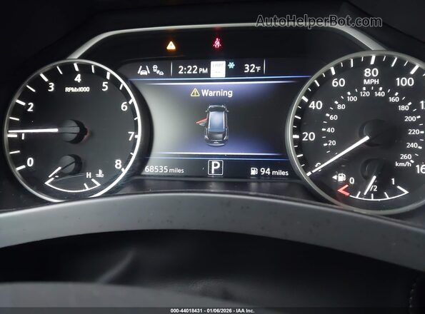 5N1AZ2MS7KN166020 2019 NISSAN MURANO Синий Вид задних сидений