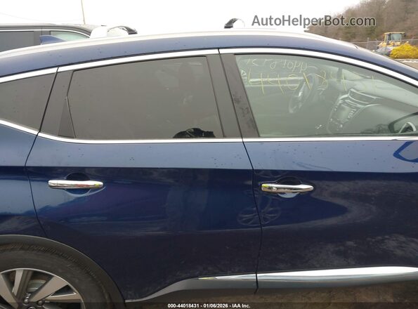 5N1AZ2MS7KN166020 2019 NISSAN MURANO Синий Панорамный вид салона 360°
