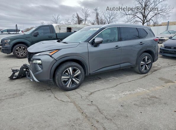 5N1BT3CBXTC695939 2026 NISSAN ROGUE Gray Առջևի ձախ երեք քառորդ տեսարան