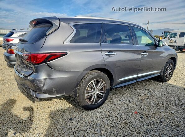 5N1DL0MM0KC513607 2019 INFINITI QX60 Серый Задняя правая четверть