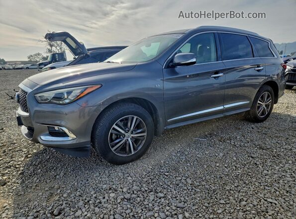 5N1DL0MM0KC513607 2019 INFINITI QX60 Серый Передняя левая четверть