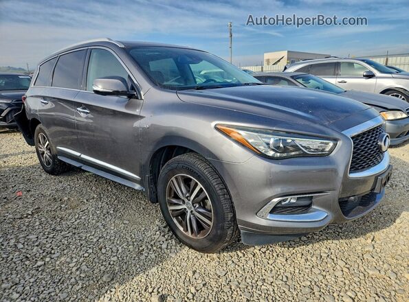 5N1DL0MM0KC513607 2019 INFINITI QX60 Серый Передняя правая четверть