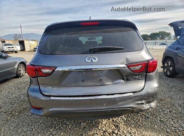 5N1DL0MM0KC513607 2019 INFINITI QX60 Серый Вид сзади