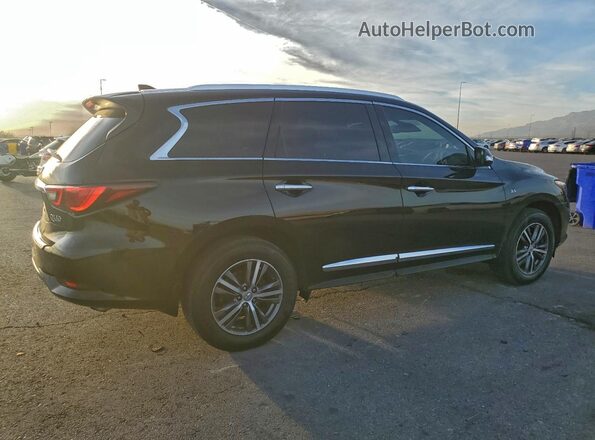 5N1DL0MM2KC506643 2019 INFINITI QX60 Black Rear right