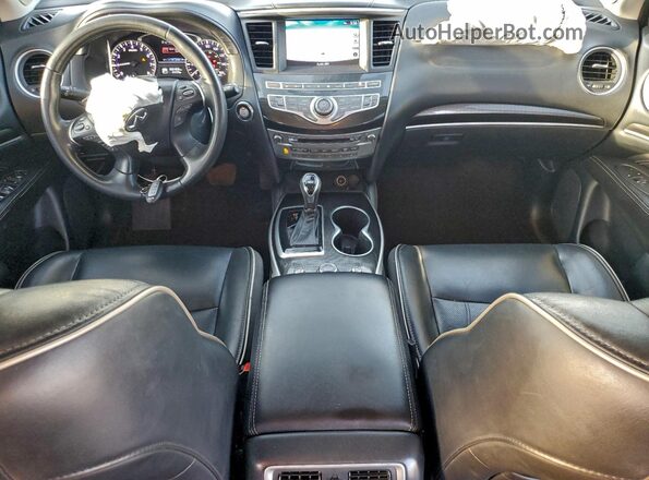 5N1DL0MM2KC506643 2019 INFINITI QX60 Black Dashboard view