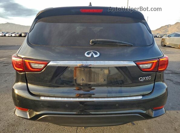 5N1DL0MM2KC506643 2019 INFINITI QX60 Black Rear view