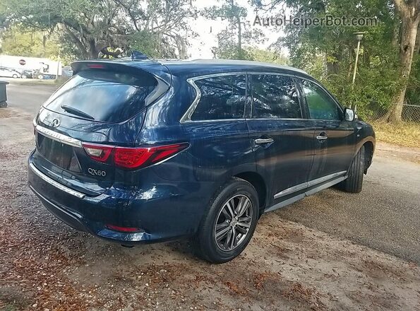 5N1DL0MM3LC511349 2020 INFINITI QX60 Blue Przód prawy