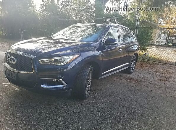5N1DL0MM3LC511349 2020 INFINITI QX60 Blue Tył lewy