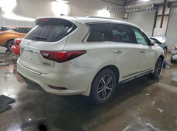 5N1DL0MM7KC555921 2019 INFINITI QX60 Белый Задняя правая четверть