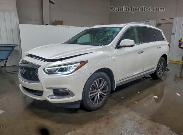 5N1DL0MM7KC555921 2019 INFINITI QX60 Белый Передняя левая четверть