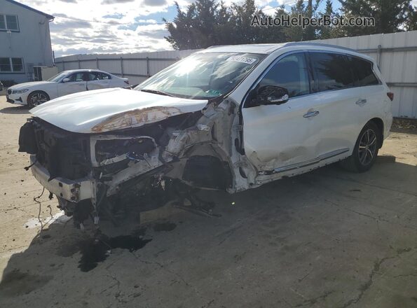 5N1DL0MM8JC533215 2018 INFINITI QX60 Белый Передняя левая четверть