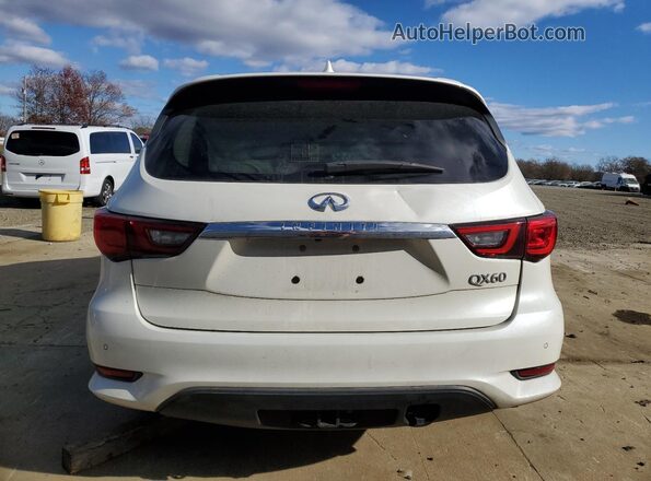 5N1DL0MM8JC533215 2018 INFINITI QX60 Белый Вид сзади