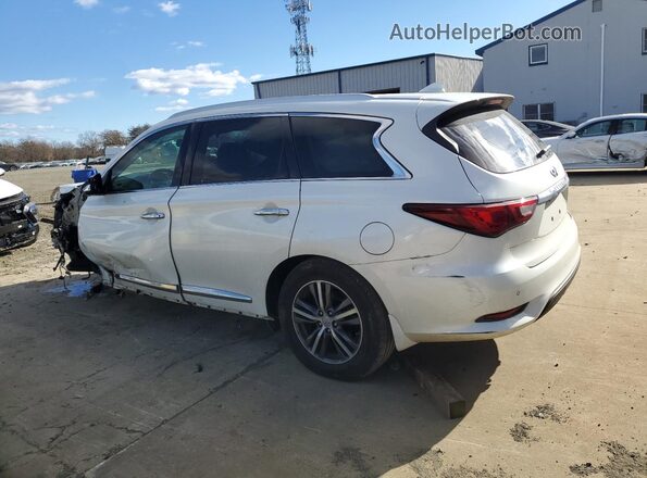 5N1DL0MM8JC533215 2018 INFINITI QX60 Белый Задняя левая четверть