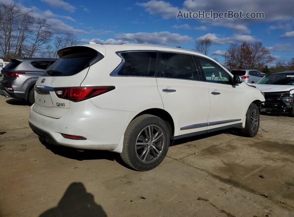5N1DL0MM8JC533215 2018 INFINITI QX60 Белый Задняя правая четверть