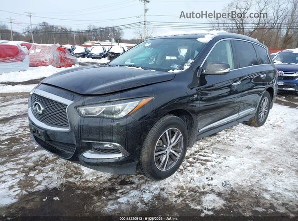 5N1DL0MM8KC548878 2019 INFINITI QX60 Черный Передняя левая четверть