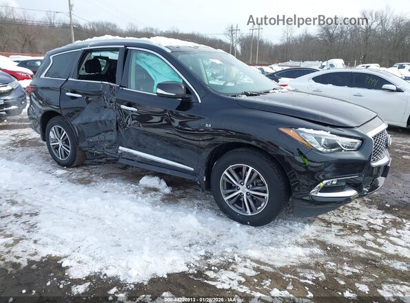 5N1DL0MM8KC548878 2019 INFINITI QX60 Черный Передняя правая четверть