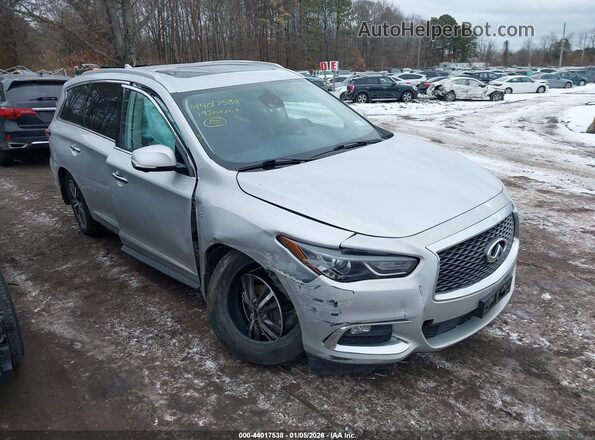 5N1DL0MM9KC505232 2019 INFINITI QX60 Серебряный Вид спереди