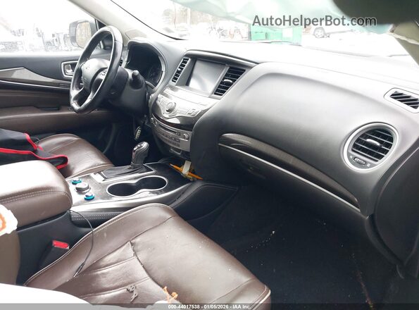 5N1DL0MM9KC505232 2019 INFINITI QX60 Серебряный Вид салона спереди