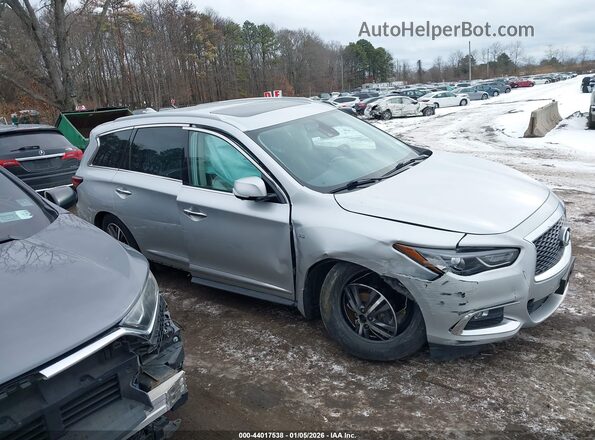 5N1DL0MM9KC505232 2019 INFINITI QX60 Серебряный Вид задней части салона