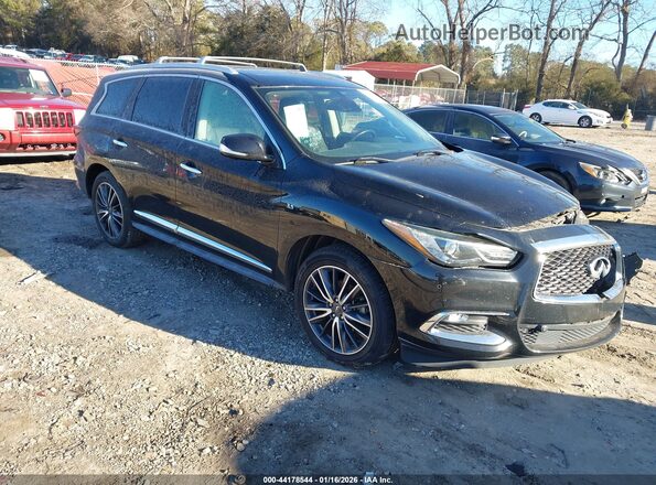 5N1DL0MN2HC520964 2017 INFINITI QX60 Black Przód prawy