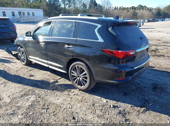 5N1DL0MN2HC520964 2017 INFINITI QX60 Black Tył lewy