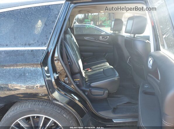 5N1DL0MN2HC520964 2017 INFINITI QX60 Black Widok naklejki z numerem VIN