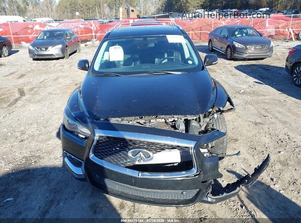 5N1DL0MN2HC520964 2017 INFINITI QX60 Black Widok wnętrza z tyłu