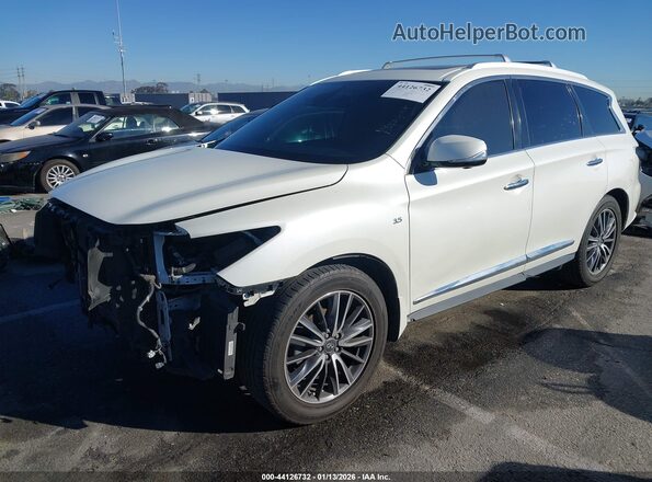 5N1DL0MN3HC547784 2017 INFINITI QX60 White Передня ліва чверть