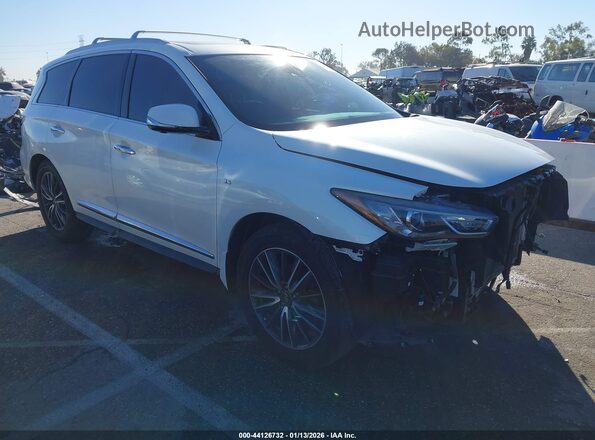 5N1DL0MN3HC547784 2017 INFINITI QX60 White Передня права чверть