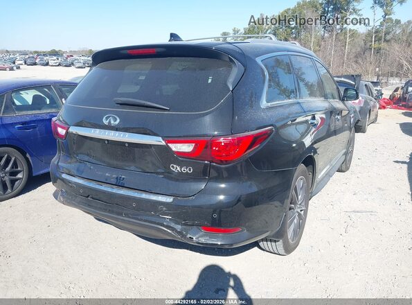 5N1DL0MN4HC519427 2017 INFINITI QX60 Черный Задняя правая четверть