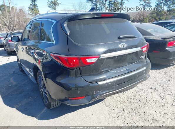 5N1DL0MN4HC519427 2017 INFINITI QX60 Черный Задняя левая четверть