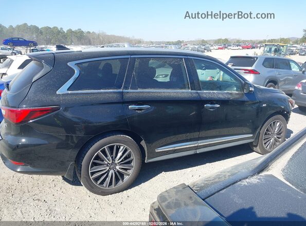 5N1DL0MN4HC519427 2017 INFINITI QX60 Черный Вид задней части салона