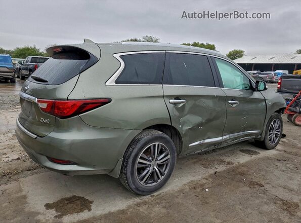 5N1DL0MN8HC516692 2017 INFINITI QX60 Зеленый Задняя правая четверть