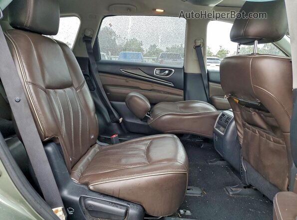 5N1DL0MN8HC516692 2017 INFINITI QX60 Зеленый Вид задних сидений
