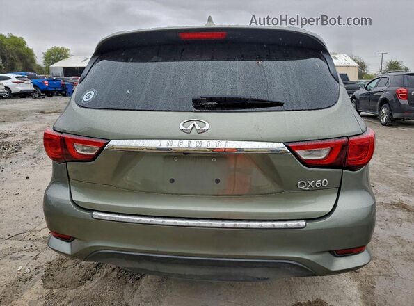 5N1DL0MN8HC516692 2017 INFINITI QX60 Зеленый Вид сзади
