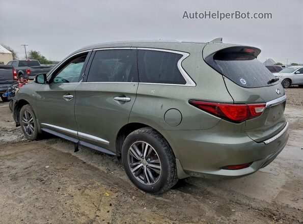 5N1DL0MN8HC516692 2017 INFINITI QX60 Зеленый Задняя левая четверть