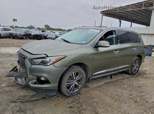 5N1DL0MN8HC516692 2017 INFINITI QX60 Зеленый Передняя левая четверть