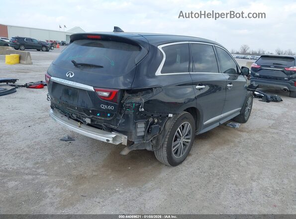 5N1DL0MN9KC519141 2019 INFINITI QX60 Black Tył prawy