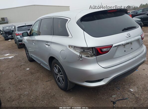 5N1DL0MN9KC551507 2019 INFINITI QX60 Silver Հետևի ձախ