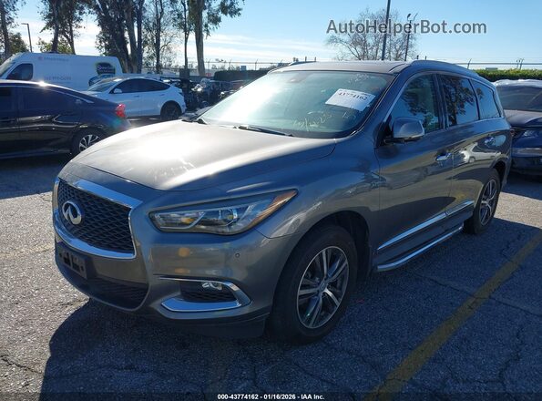 5N1DL0MNXHC530867 2017 INFINITI QX60 Gray Передня ліва чверть
